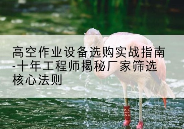 高昌剪叉式升降机厂家-高空作业设备选购实战指南-十年工程师揭秘厂家筛选核心法则